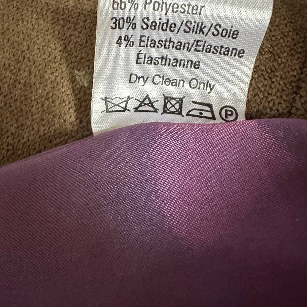 TALBOT RUNHOF Deep Blue Midi Sheath Dress with V-neck Sleeveless MSRP 1,295.00 - Picture 9 of 9